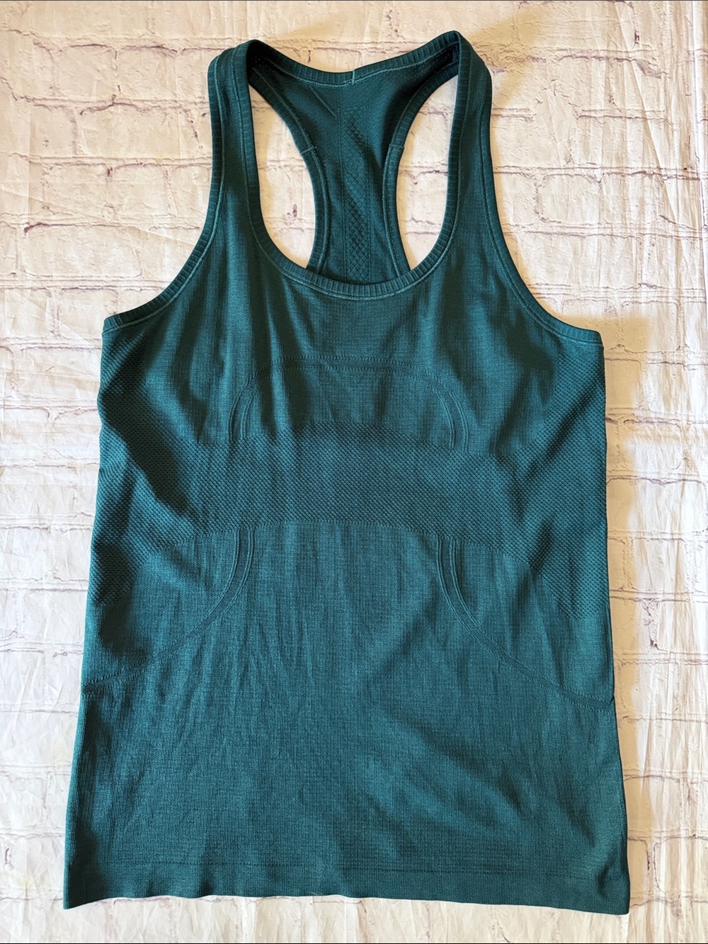 Lululemon Swiftly Racerback Tank Top Hip Length Teal Size 10 Medium